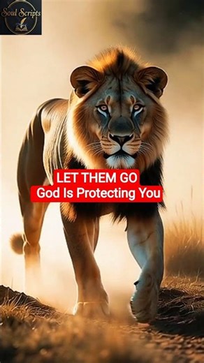 If Someone Walked Away, Let Them Go | God Is Protecting You 🦁✨ #shortsfeed #motivation #short