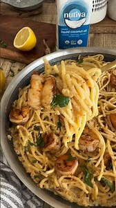 Lemon Garlic Shrimp Pasta
