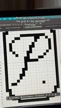 How I draft a filet crochet pattern