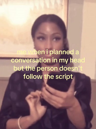 me when i planned a conversation in my head but the person doesn't follow the script #realatable #fyp #foryoupage #niche #embarrassing