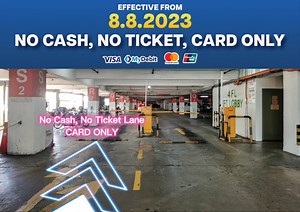 🚗 Important Announcement! "🚫No Cash, 🚫No Ticket, ✅Card Only!" 📢 Starting from August 8th, 2023, our carpark entrance on the ⬅️ left-hand side will only accept CARD payments only, bringing you enhanced convenience when parking. Say goodbye to paper tickets and cash transactions. Thank you for embracing innovation with us! 🅿️ #CashlessParking #TicketlessEntry #suriasabah P/S: The right lane will continue to operate as a ticketing and card lane. ——————————————————————————————————— 🚗 Pengumuma