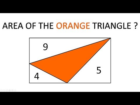 Geometry: Solving the Area of the Inscribed Triangle