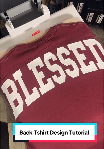 Back T-Shirt Design Tutorial Using Cricut Tools