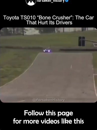 The Toyota TS010: The Bone Crusher of Group C Racing