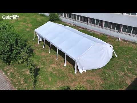 How to Assemble Quictent 20x40 Flame Retardant Frame Tent | Step-by-Step for Weddings & Events
