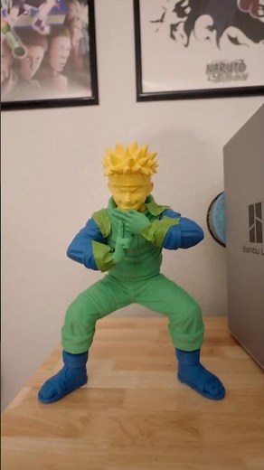 3D Printed my own NARUTO statue