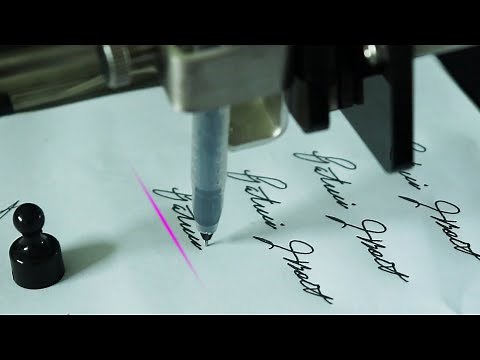 How to Writing Signatures？Writing and Drawing Machine Tutorial 2021-01
