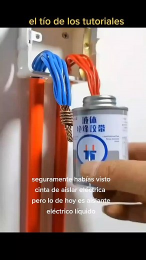 aislante eléctrico líquido #inventos #electric #electricistas #el_tio_de_los_tutoriales #fypシ #herramientas