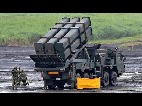【総火演初参加】陸上自衛隊 12式地対艦誘導弾（12SSM）島嶼部における対艦戦闘過程 Japan's Mitsubishi Type 12 Surface-to-Ship Missile JGSDF
