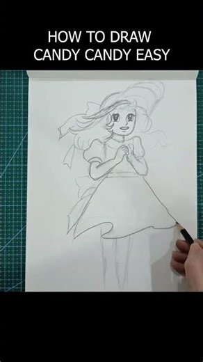 How to draw Candy Candy Easy #shorts #art #anime #drawing #sketch #candy