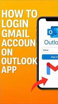 How to login Gmail account on Outlook App