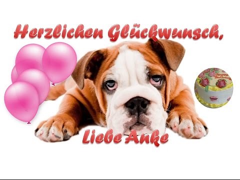 Herzlichen Glückwunsch zum Geburtstag, liebe Anke!