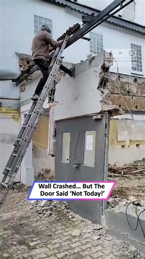 Wall Gets Demolished… But This Door Refuses to Move Funny Moment|| Heartsome 💖