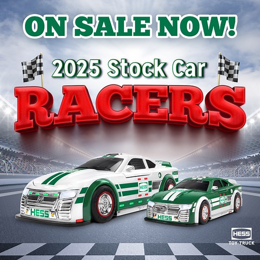 The 2025 Hess holiday Toy Truck is here - a pair of Stock Car Racers! Loaded with action-packed features, they’re engineered for high-speed holiday thrills!  2-in-1 Racer Set  67 Animated Lights  5 Realistic Sounds ⚙️ 1 Speedy Pull-Back Motor  Free Standard Shipping  Batteries Included | Hess Toy Truck | Facebook