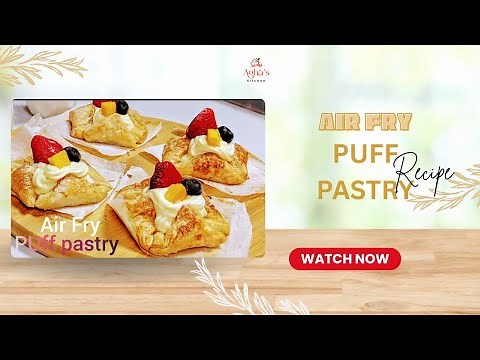 Make Your Own Puff Pastry With Switz |Mango Puff Pastry |Air Fry Mango Puff Pastry Recipe |Agha's