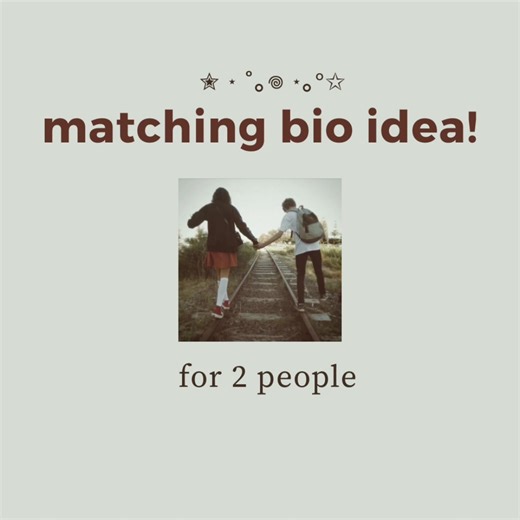 Matching Bio Ideas for Couples and Friends