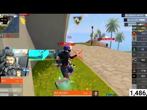 TOURNAMENT HIGHLIGHTS🏆‪@ROCKYRDX‬ CRAZY CASTER REACTION🚀FREE FIRE🇮🇳S24+🌀