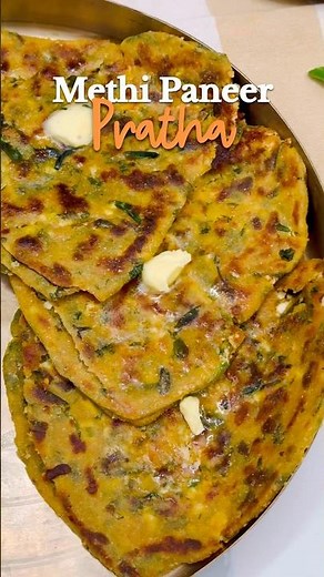 Paneer Methi Paratha Recipe | Healthy Paratha Recipes | Easy Indian Breakfast Winter Special Paratha