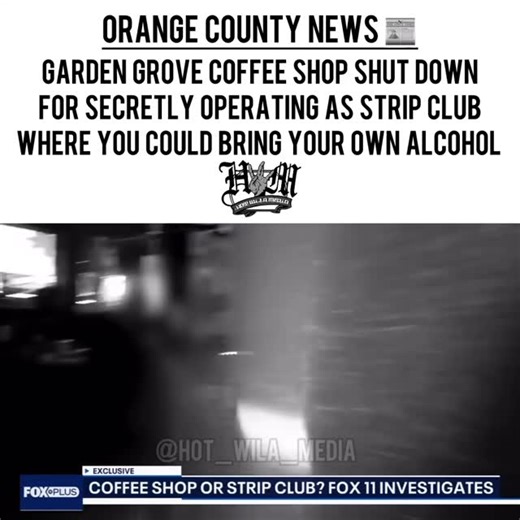 Hot Wila Media 🔥🌴👀 on Instagram: "#News 📰 - D’Ds Cafe which has been running as an underground strip club where you can bring your alcohol has officially been red taped & closed immediately by the city of Garden Grove. Thursday night, the Garden Grove Police Department announced on social media that 17 people were arrested at DD Café. The business was also red-tagged, effectively ordering it closed. When asked what the red tag meant, someone in the police department told us it can be issued 