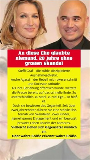Steffi Graf und Andre Agassi