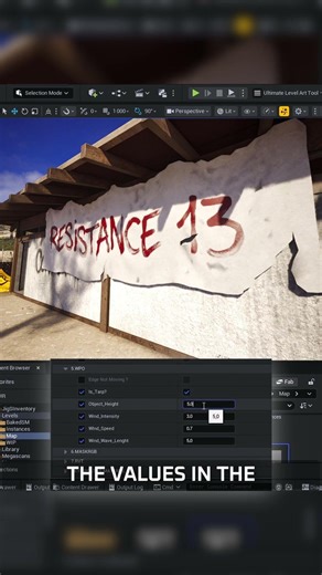 Unreal Engine 5 | Tarp Material with WPO (AZUR)