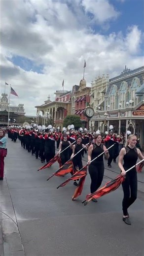 Marching band at Disney World