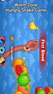 Worm Zone Hungry Snake Game #wormszone #snake #snakegame #satisfying #satisfyingvideo #gameplay