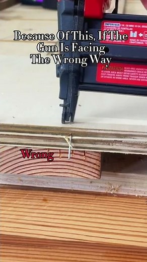 Tool Tip: The wrong and right way to use a nail gun.
