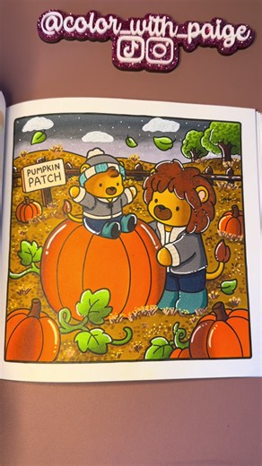 A simple page from my recent Cozy Life coloring book by @Jade Summer Coloring Books . If you've been waiting on my series, you've got one more day to wait! My sourdough business was taking a lot of my time but tlur girl is on fall break now and my goal is to batch record to page 30! So we'll get her finished real soon 🥰 thanks for being a part of my journey #coloringbook #ohuhumarkers #