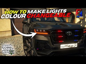 HOW TO MAKE LIGHTS COLOURS CHANGABLE IN GTA 5 WITH ZMODELER 3 | BY ZTG