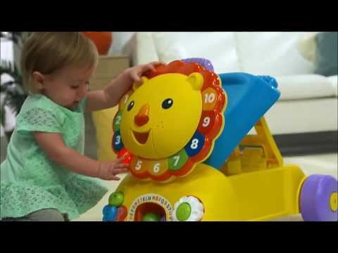 Smyths Toys - Fisher-Price Sit, Stride & Ride Lion