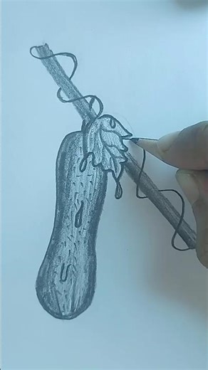 “Cucumber Drawing for Beginners 🥒✏️ #Shorts”