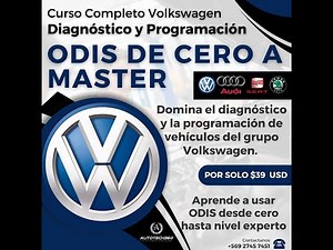 ODIS DE CERO A MASTER Curso Completo Volkswagen Diagnóstico y Programación