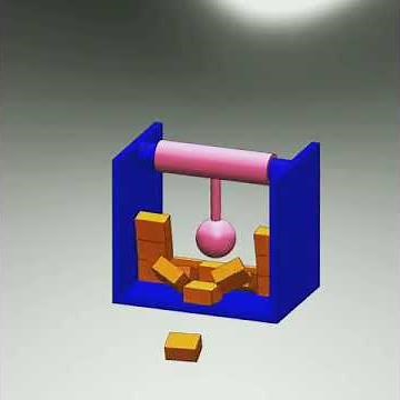 Wricking ball crashing into wall🎳 | Solidworks animation | Motion | gravity | Assembly