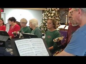 Church members playing bells