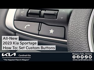 All-New 2023 Kia Sportage | How To Set Your Custom Buttons!