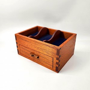 Mahogany Dovetailed Valet Box, Men's Jewelry & Accessory Organizer,10"l X 7"w X 4.75"h,gifts for Him, Gifts for Couples, Keepsake Box. - Etsy