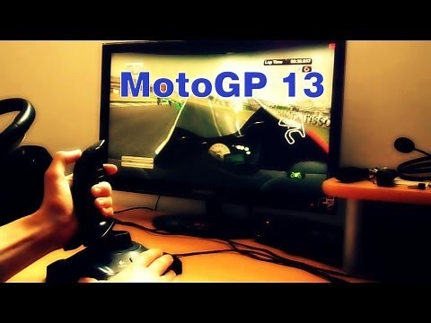 MotoGP 13 PC Gameplay on Logitech Attack 3 Joystick