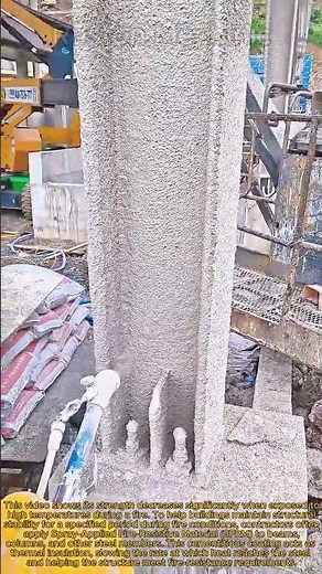 Professional Steel Beam Fireproofing Spraying Cementitious Coating: How to Apply Spray-Applied