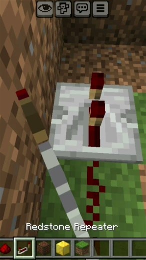 Minecraft working door bell #shorts #trending #viral #gaming #youtube #minecraft