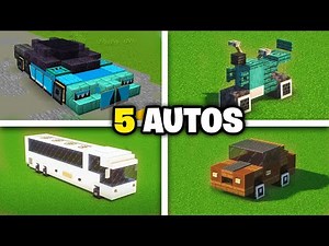 5 Autos bauen in Minecraft 1.21 - 5 Minecraft Auto Tutorials