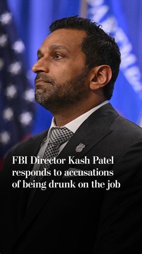 FBI Director Kash Patel responds to accusations of being drunk on the job