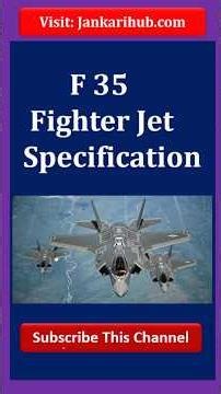 F 35 Fighter Jet Specification || Fighter Jet, #f35b #f35a #f35c #america #usa #iran