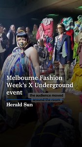 This wasn't your typical runway! Melbourne's fashion enthusiasts were in for a show at the Fashion X Underground event on Friday night, one of the many standout showcases of Melbourne Fashion Week's 30th year. #melbournefashionweek | Herald Sun