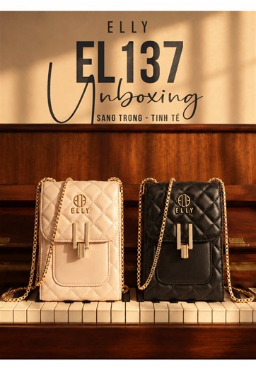 Lại là em túi EL137 nhỏ gọn đa di năng được bán chạy của nhà ELLY đã được restock với giá siêu hấp dẫn. Ghé livestream ELLY săn sale nhé #ellyparis #phukienthoitrang #phoidoxinh #tuixach #el137