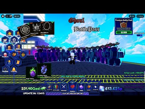 Arise Crossover Ghoul Battle Pass