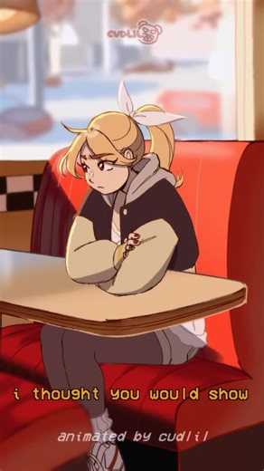 cudlil 🍓 | she got stood up 💔 ... ... BUT ITS OKAY BC HER BUDDIES PICK HER UP AFTERWARDS!! 🗣️🗣️ i was commissioned by @goodkidband to animate their... | Instagram