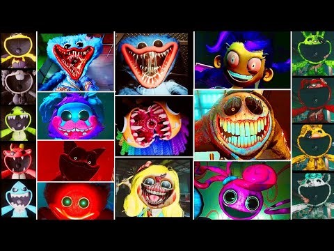 Poppy Playtime Chapter 1-2-3-4-5 All Jumpscares [Compilation]