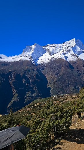 Panorama viewpoint above the Namche Bazzer. | Everest Base Camp Adventure