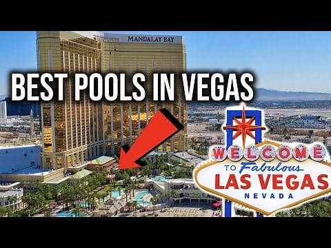 Mandalay Bay Pool Review Area🌴FULL WALKTHROUGH🌴 in Las Vegas! 🌴Best Vegas Hotel Pool! 🌴